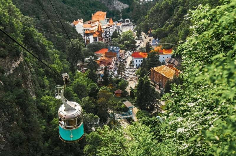 Cable car & panorama — Borjomi